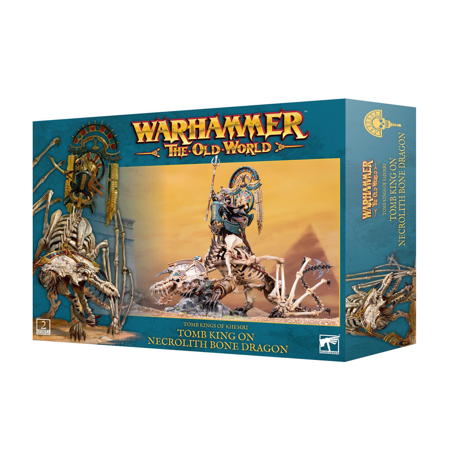 Warhammer The Old World: Tomb Kings of Khemri - Tomb King on Necrolith